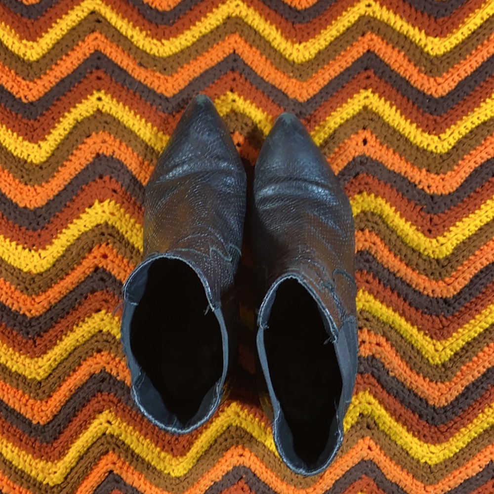 ASOS Faux Snake Booties - Picture 3 of 7